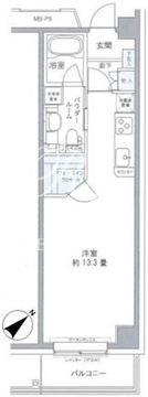 プライムアーバン豊洲 318 間取り図