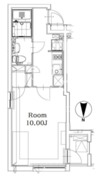 パセオ四谷2 201 間取り図