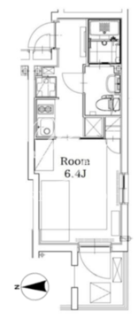 パセオ四谷2 302 間取り図