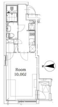パセオ四谷2 401 間取り図