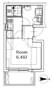 パセオ四谷2 403 間取り図