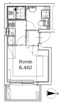 パセオ四谷2 503 間取り図