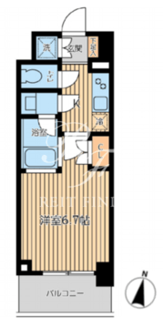 シティスパイア森下 405 間取り図