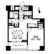 レジディア四谷三丁目 414 間取り図