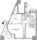 レジディア文京千石2 1001 間取り図