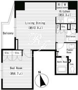 レガーロ西早稲田 1204 間取り図