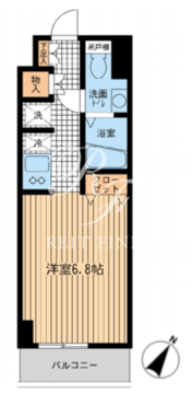 モノトーノ門前仲町 504 間取り図