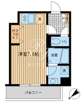 モノトーノ門前仲町 606 間取り図