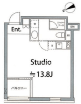 ラナイグレース北青山 203 間取り図