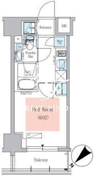アーバネックス大井仙台坂 610 間取り図