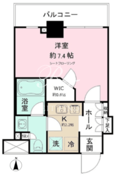 JP noie 亀戸 103 間取り図