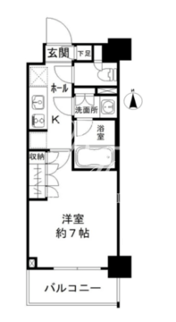 JP noie 亀戸 606 間取り図