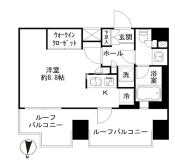 JP noie 亀戸 612 間取り図