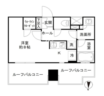 JP noie 亀戸 613 間取り図