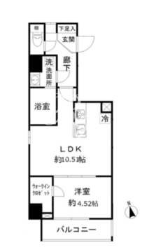 モンレーヴ御徒町 901 間取り図