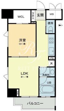 ベルファース本郷弓町 205 間取り図