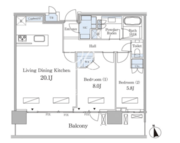 パークコート浜離宮ザタワー 3503 間取り図