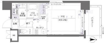 ズーム両国 603 間取り図