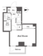 ルクレ住吉 604 間取り図
