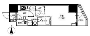 エスレジデンス曳舟 401 間取り図