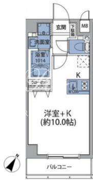 ルネサンスコート駒込 202 間取り図