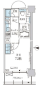 パークアクシス菊川ステーションゲート 1005 間取り図