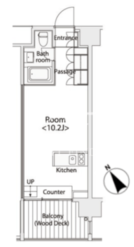 イプセ学芸大学 304 間取り図