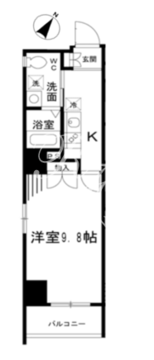 ヴィルダイワ 301 間取り図