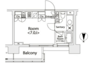 カスタリア戸越 811 間取り図