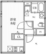 パセオ目黒 301 間取り図