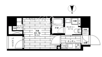 グランドコンシェルジュ蔵前 401 間取り図