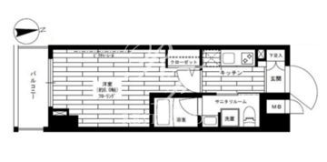 ステージグランデ上野松が谷 604 間取り図