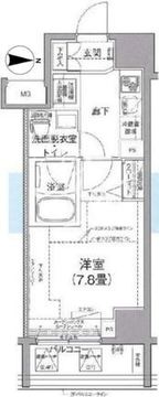 アイル秋葉原ノースドゥーエ 302 間取り図