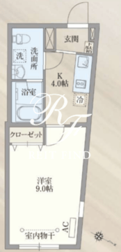 パセオ目黒 203 間取り図