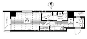 ステージグランデ亀戸アジールコート 1201 間取り図