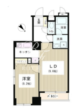 アクアコート 705 間取り図