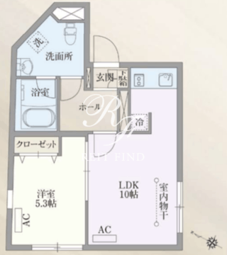 パセオ目黒 304 間取り図