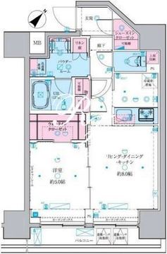 ジェノヴィア東向島2スカイガーデン 503 間取り図