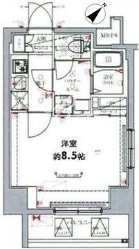 ベルシード東向島 203 間取り図