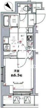ベルシード東向島 404 間取り図