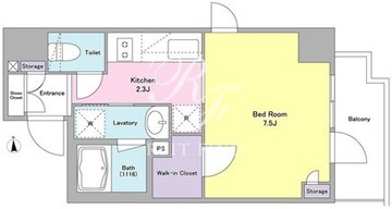 コンフォリア三田トロワ 405 間取り図