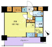 ジェノヴィア水天宮前スカイガーデン 702 間取り図