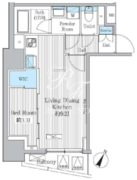 グランハイツ曙橋 702 間取り図