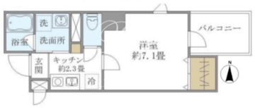 プラッツ両国 1003 間取り図
