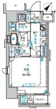 ベルシード門前仲町 301 間取り図