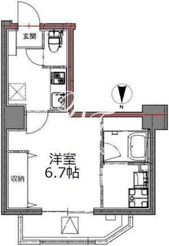 ラスパシオ東陽町レジデンス 503 間取り図