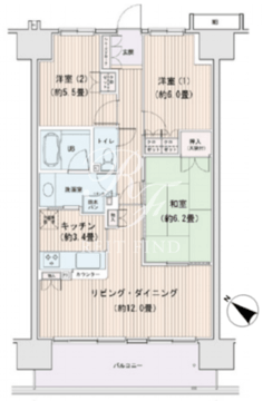 エスティメゾン豊洲レジデンス A-317 間取り図