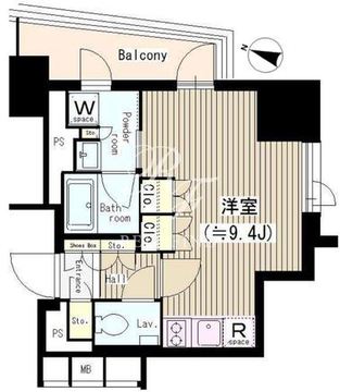 プレミスト新宿山吹 206 間取り図