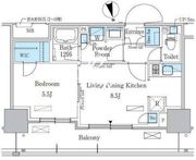 パークアクシス東陽町・親水公園 1202 間取り図