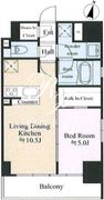 テラス文京本郷 501 間取り図